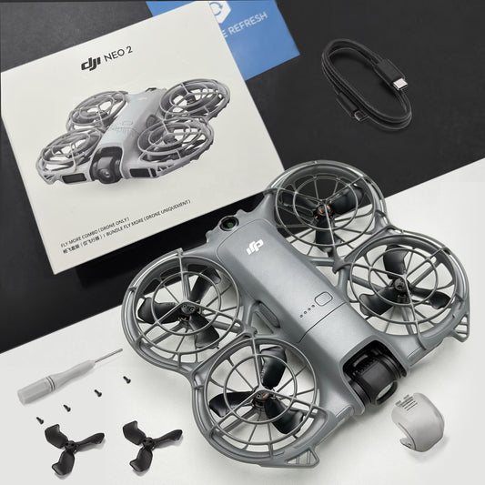 Prenez le contrôle du ciel en un geste avec le DJI Neo 2 Fly More Combo – Filmez en 4K, sans effort, comme un pro dès le premier vol !