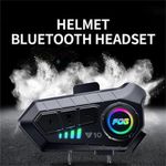 Casque Bluetooth Moto IPX6 – Mains Libres, Étanche & Autonomie 30H | BT 5.3 Alternative courte SEO : Oreillette Bluetooth Casque Moto Étanche IPX6 – BT 5.3